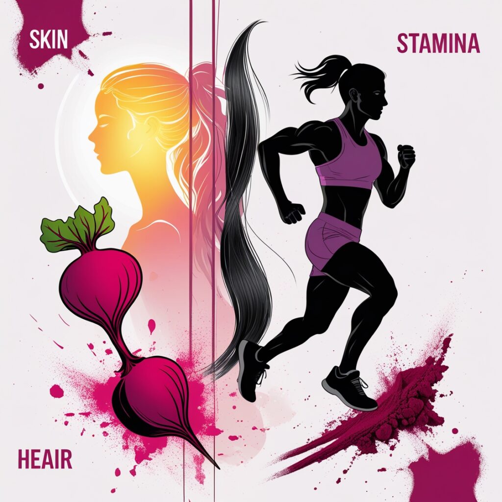 Beetroot powdwe for hair