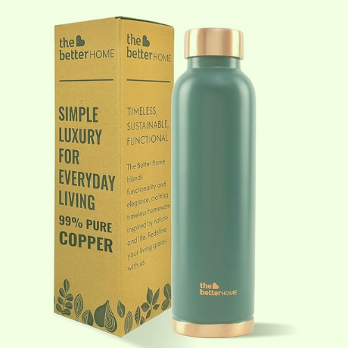 The better home copper water bottle